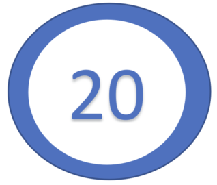 Image of the number 20 Image of the number 20