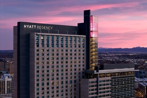 Hyatt Regency Colorado Convention Center at Sunset